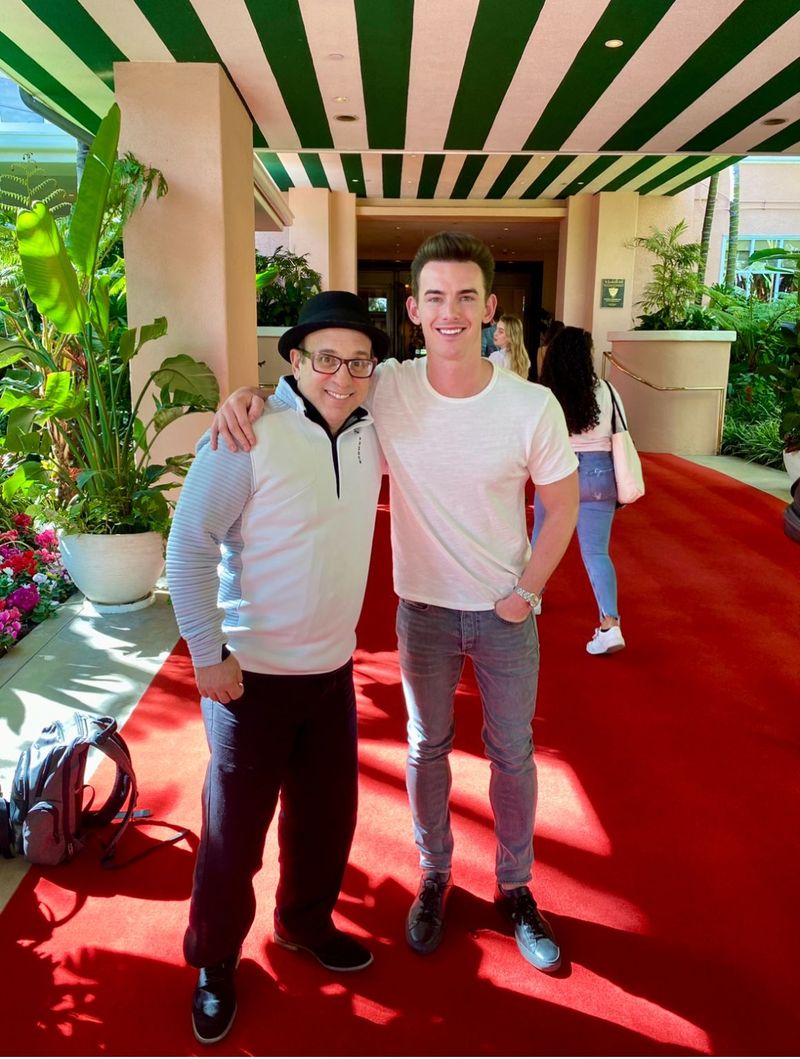 Noah Berkson and journalist Cal Fussman together over breakfast